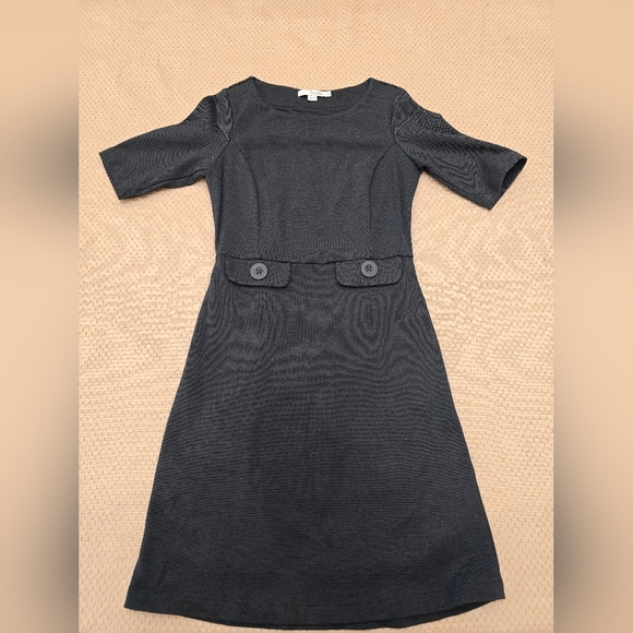 Boden Womens Short Sleeve Dress Swan Cotton Old Navy Size 6R - Picture 4 of 16